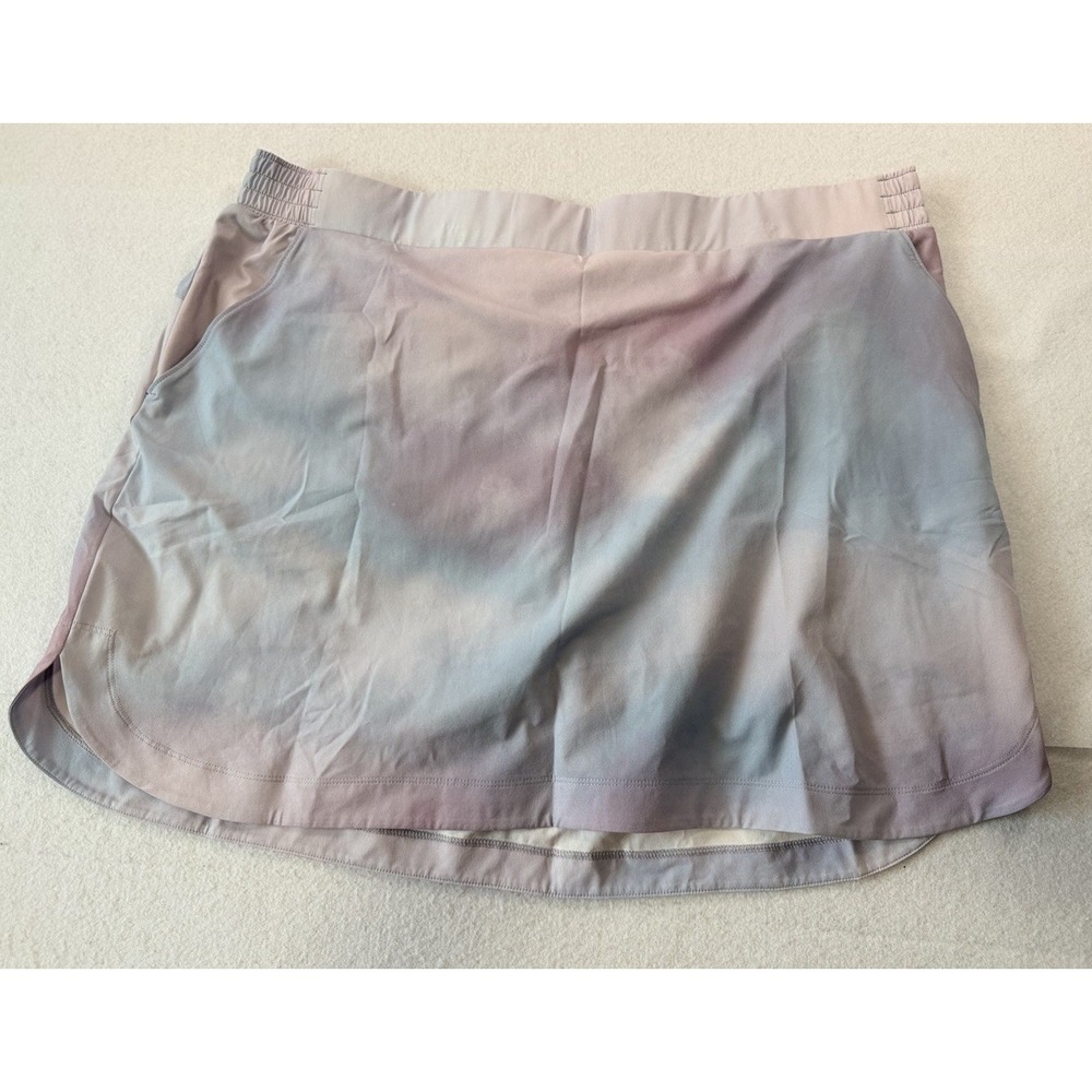 Calia Women's 16" Birdie Skort Golf Size XXL Lake Reflection Lilac NWT